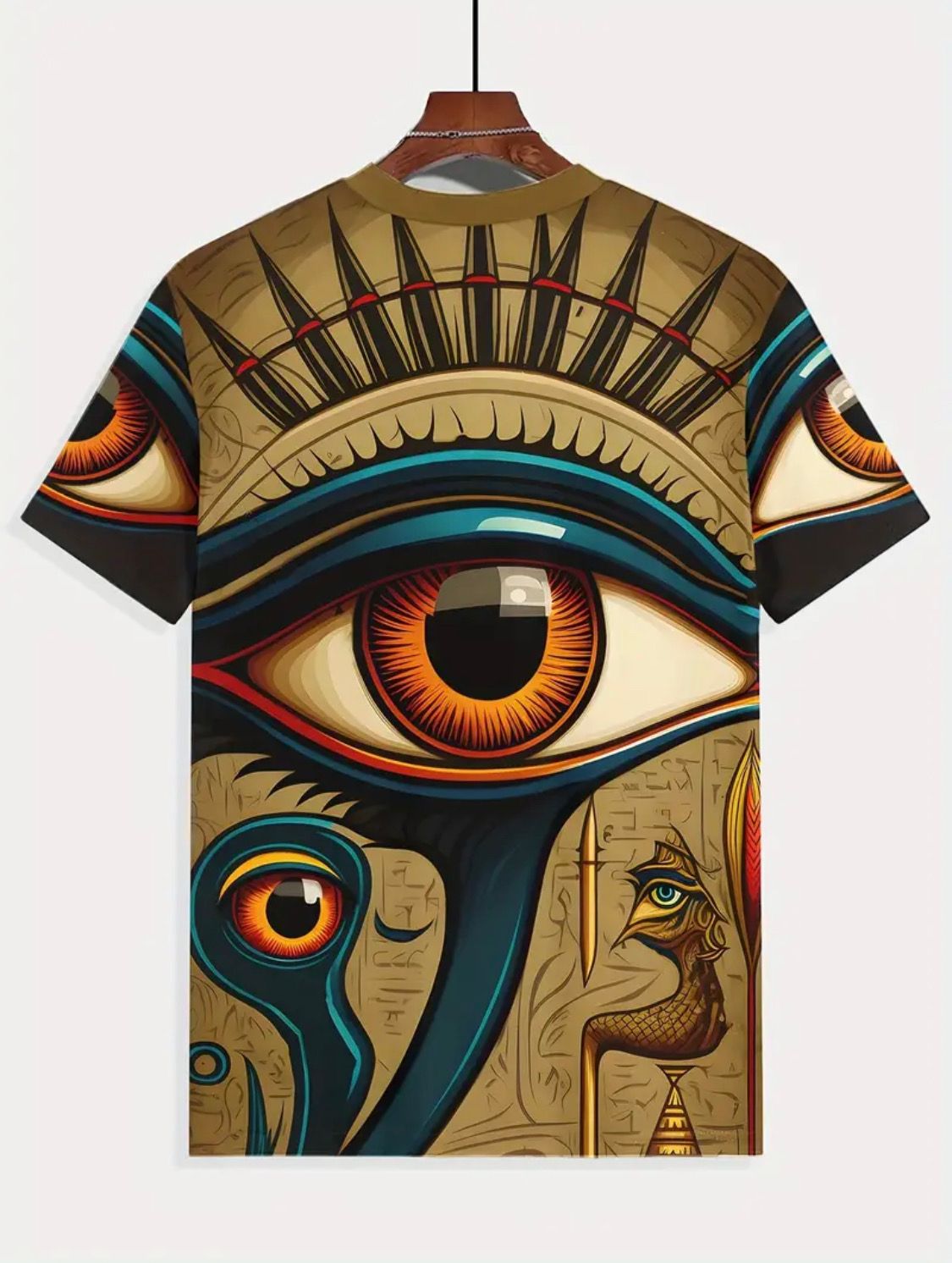 Men&#39;s Eyes Print T-shirt