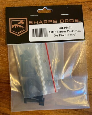 Sharp Brothers AR-15 Lower Parts Kit (No Trigger/FCU)