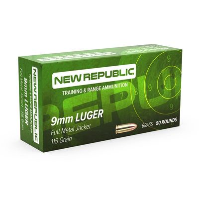 New Republic 115gr 9mm Ammo