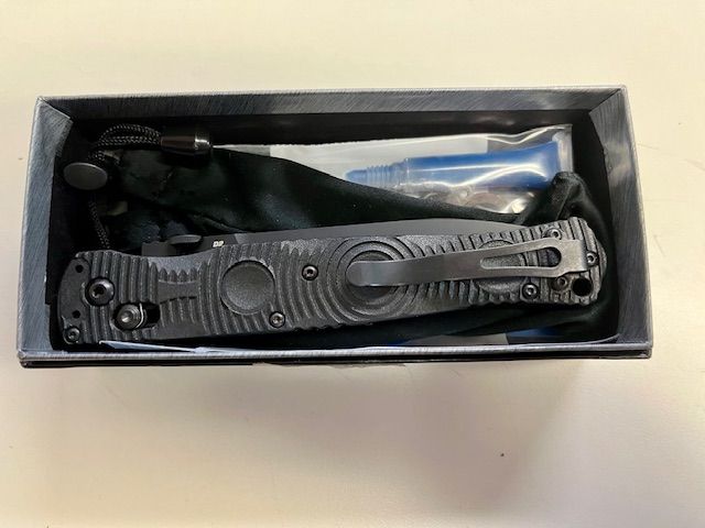 Benchmade SOCP Folder, 391SBK,CF-ELITE - Like New
