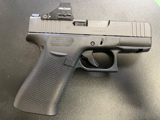 Glock 43X MOS w/ 507K Green Dot, Tritium Night Sights 