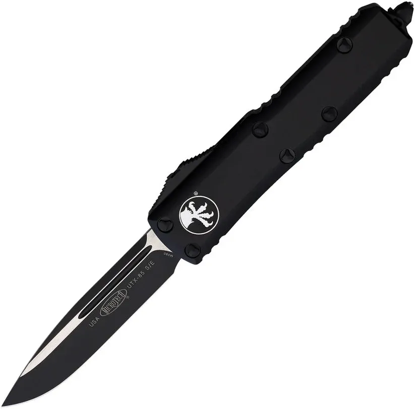 Microtech Auto UTX-85 S/E OTF Black MCT2311T