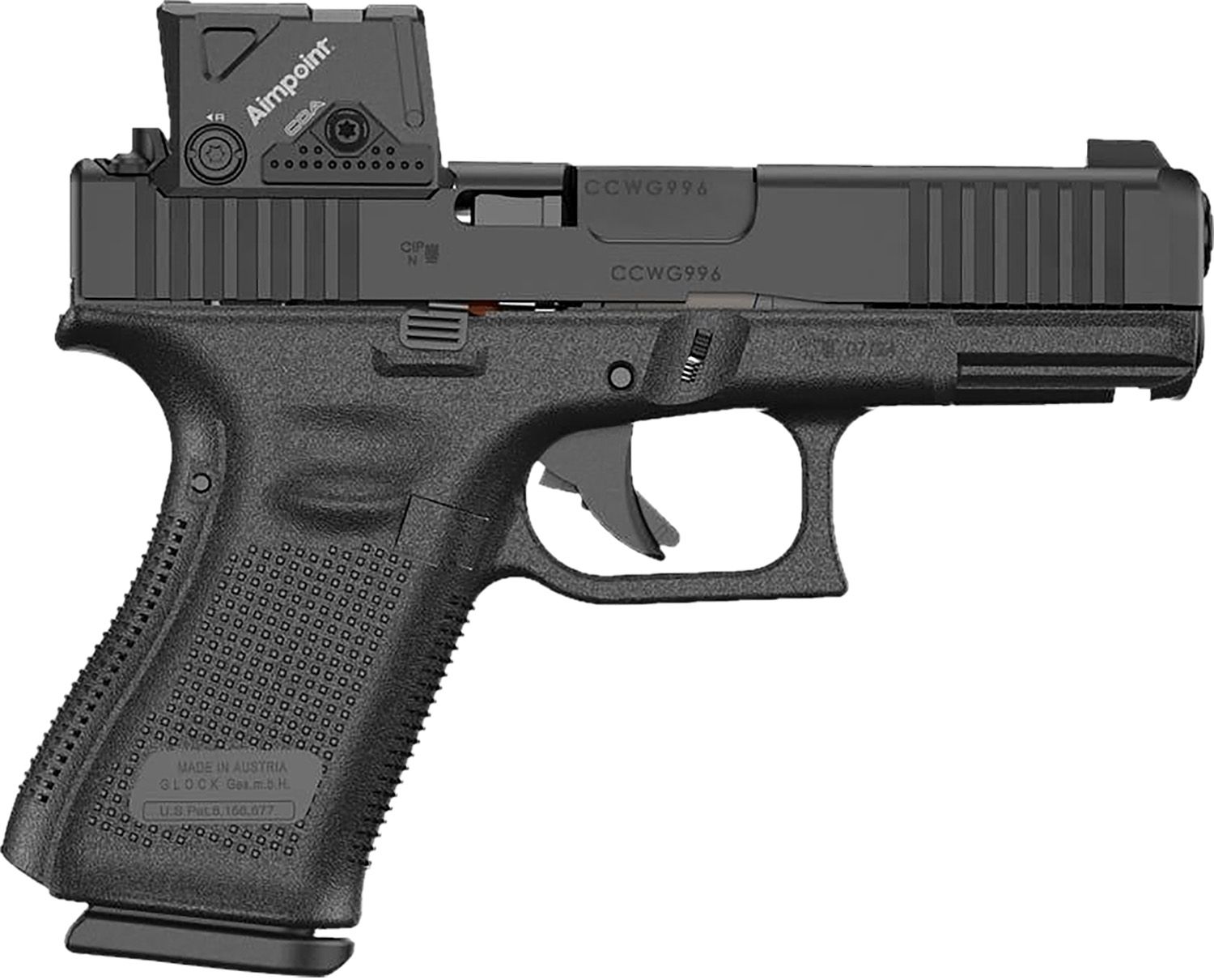 Glock 19 MOS Aimpoint COA, 10+1
