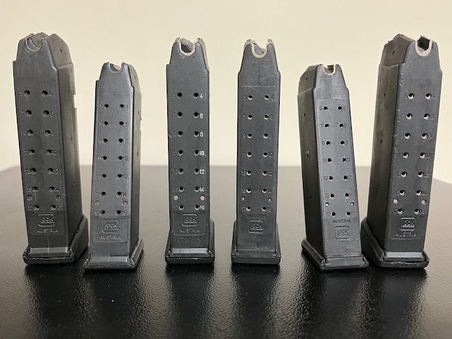 Glock 17 U-Notch Preban Magazines, 17 Rounds