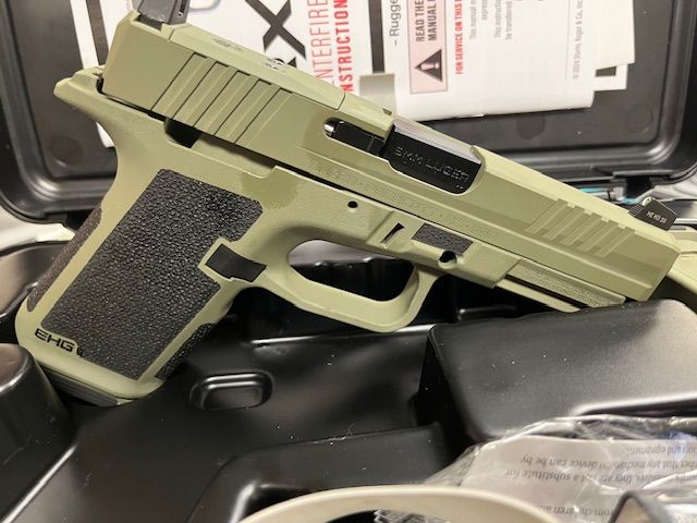 Ruger RXM, Matte Green and Satin Black Finish, 10+1