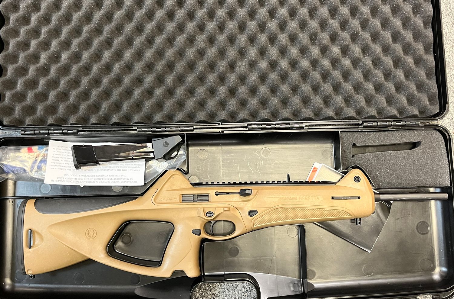 Beretta CX4 Storm Rifle, 9mm, FDE