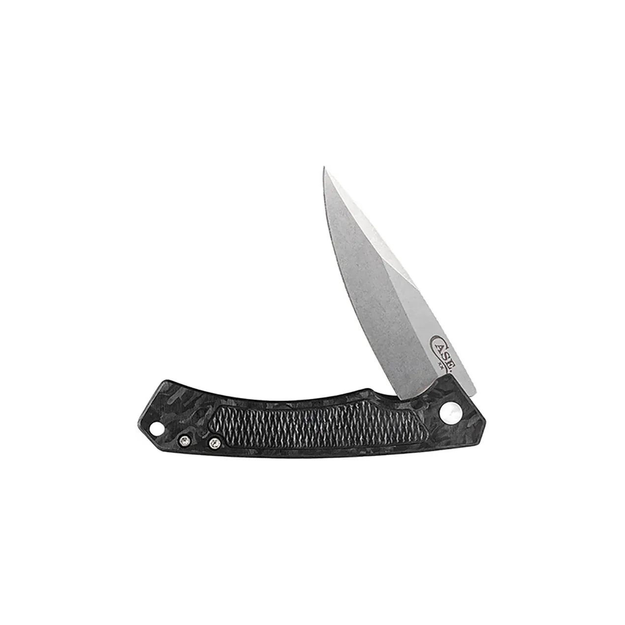 Case Marilla Black Carbon Fiber Drop Point Folding Knife