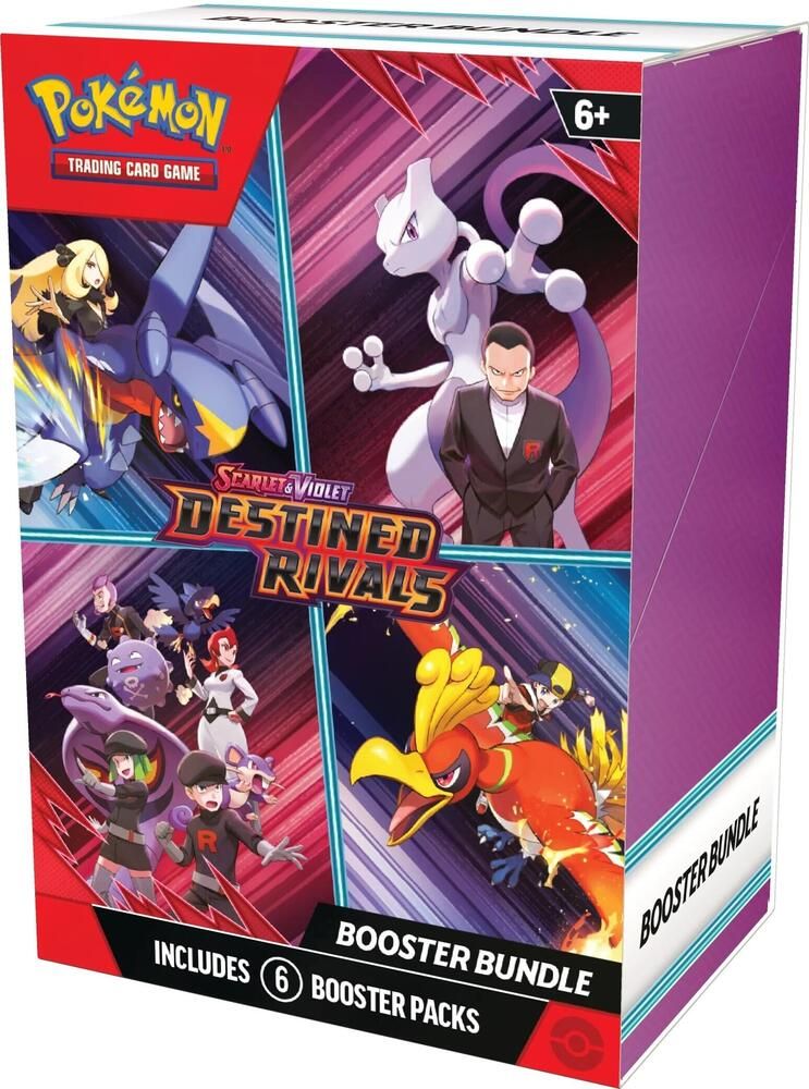 Pokemon Destined Rivals Booster Bundle (6 Packs)