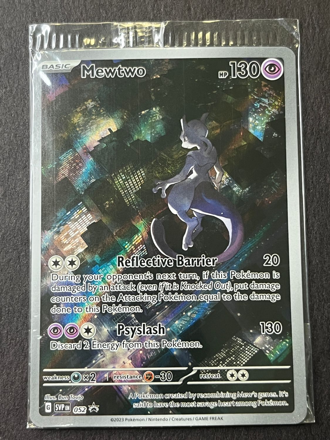Mewtwo SVP 052 Blackstar Promo (Sealed)