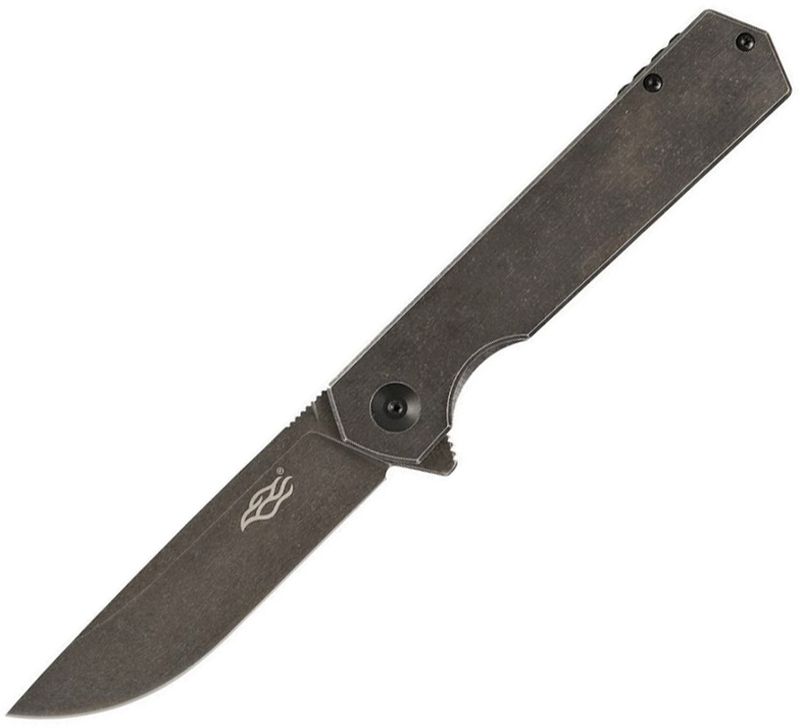 Ganzo Knives Firebird Framelock, Black, Stonewashed