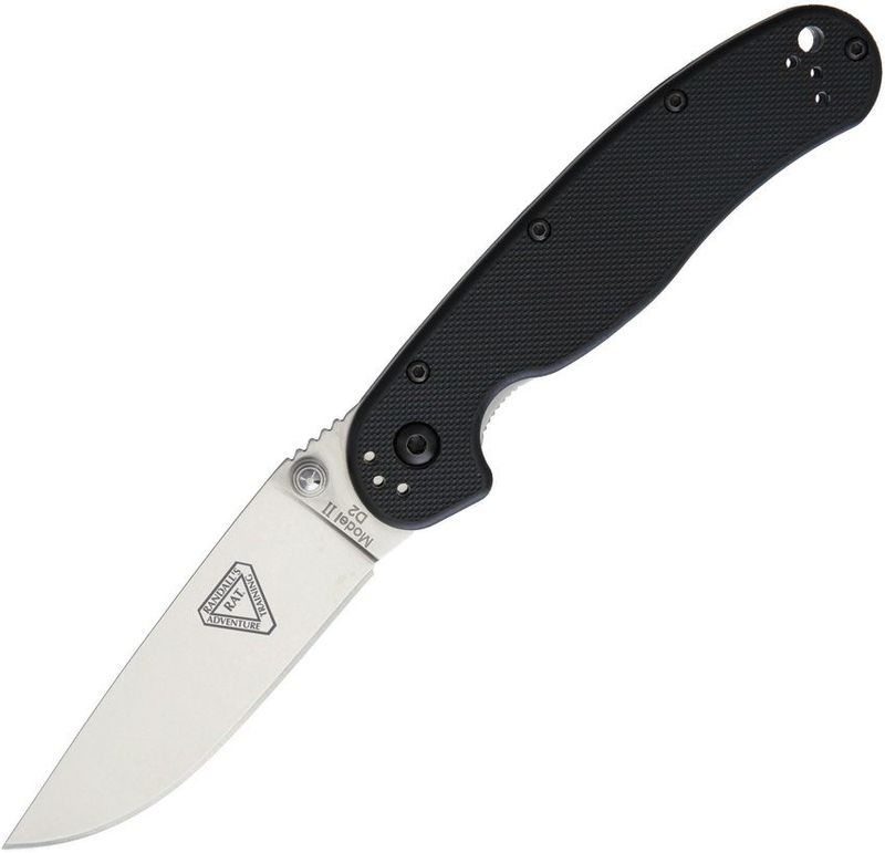 Ontario Blades RAT II Linerlock Black