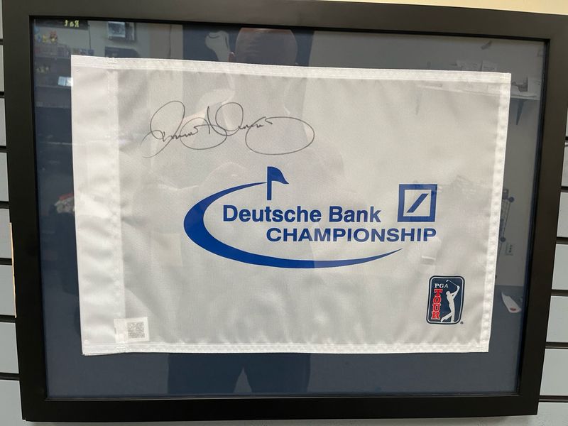 Rory McIlroy Deutsche Bank PGA Tour Autographed Flag