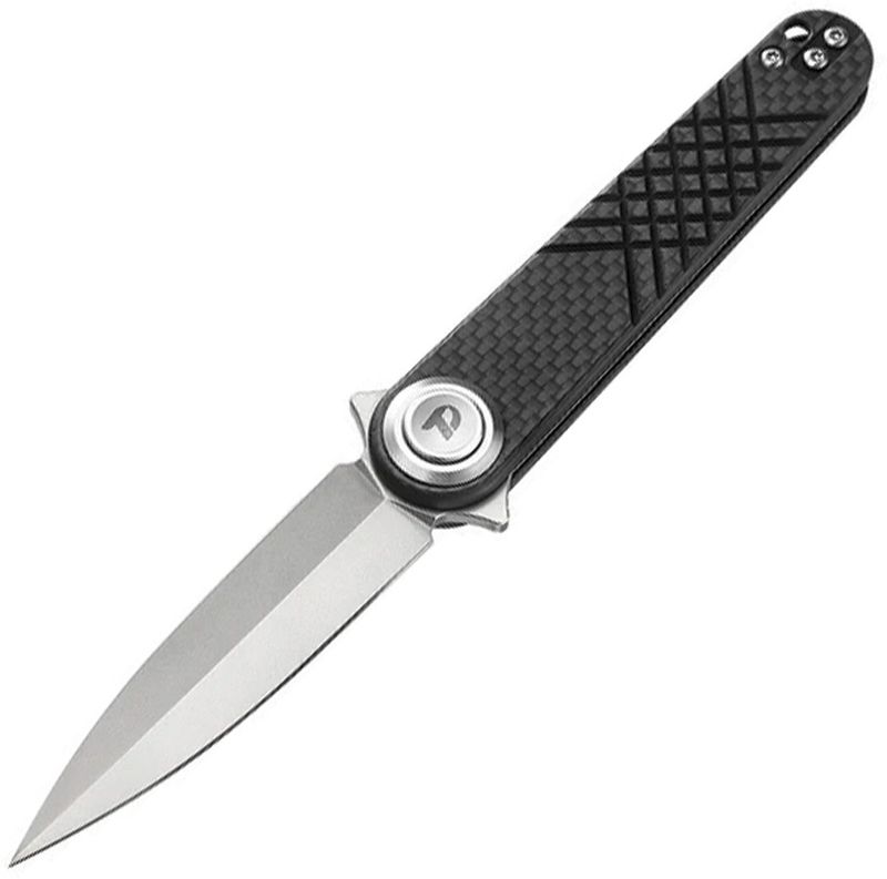 Dreamtech Button Lock Dagger, Carbon Fiber Handle