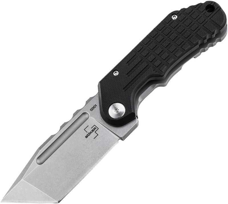 Boker Davlin Framelock, Tanto Blade, D2 Steel, Designed by Midgards Messer