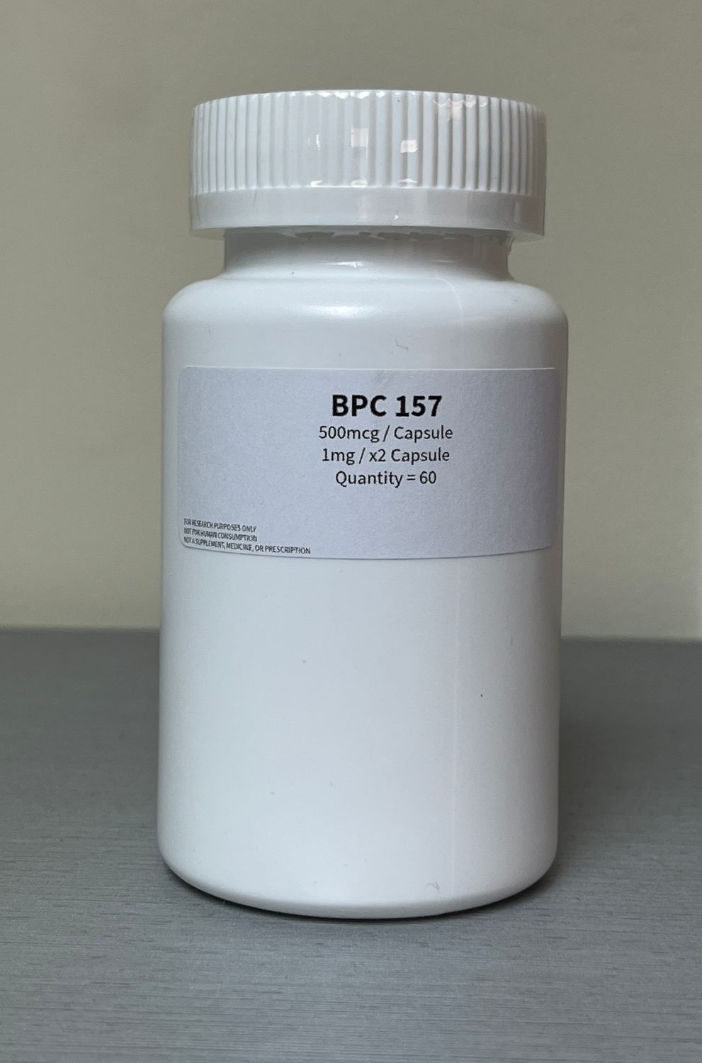 BPC-157 Powder (Capsule Form, 500mcg per Capsule), 60 Count