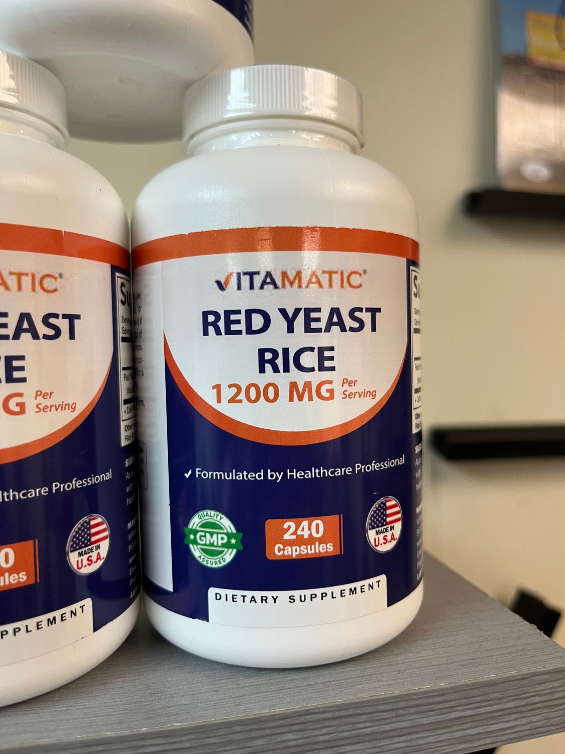 Vitamatic Red Yeast Rice, 1200mg, 240ct