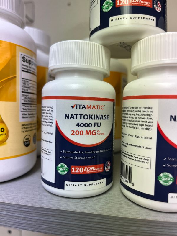 Vitamatic Nattokinase, 4,000 FU, 120ct