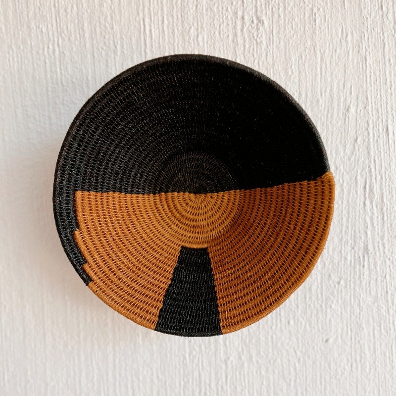 Swaziland Basket Half and Half Brown Variant