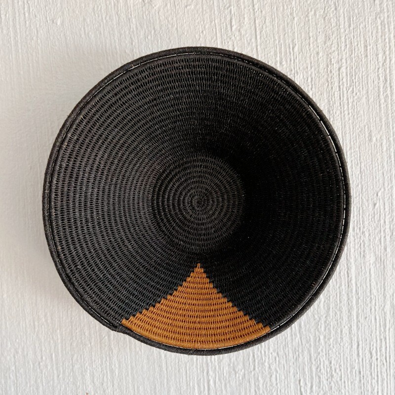 Basket - Single Brown Triangle