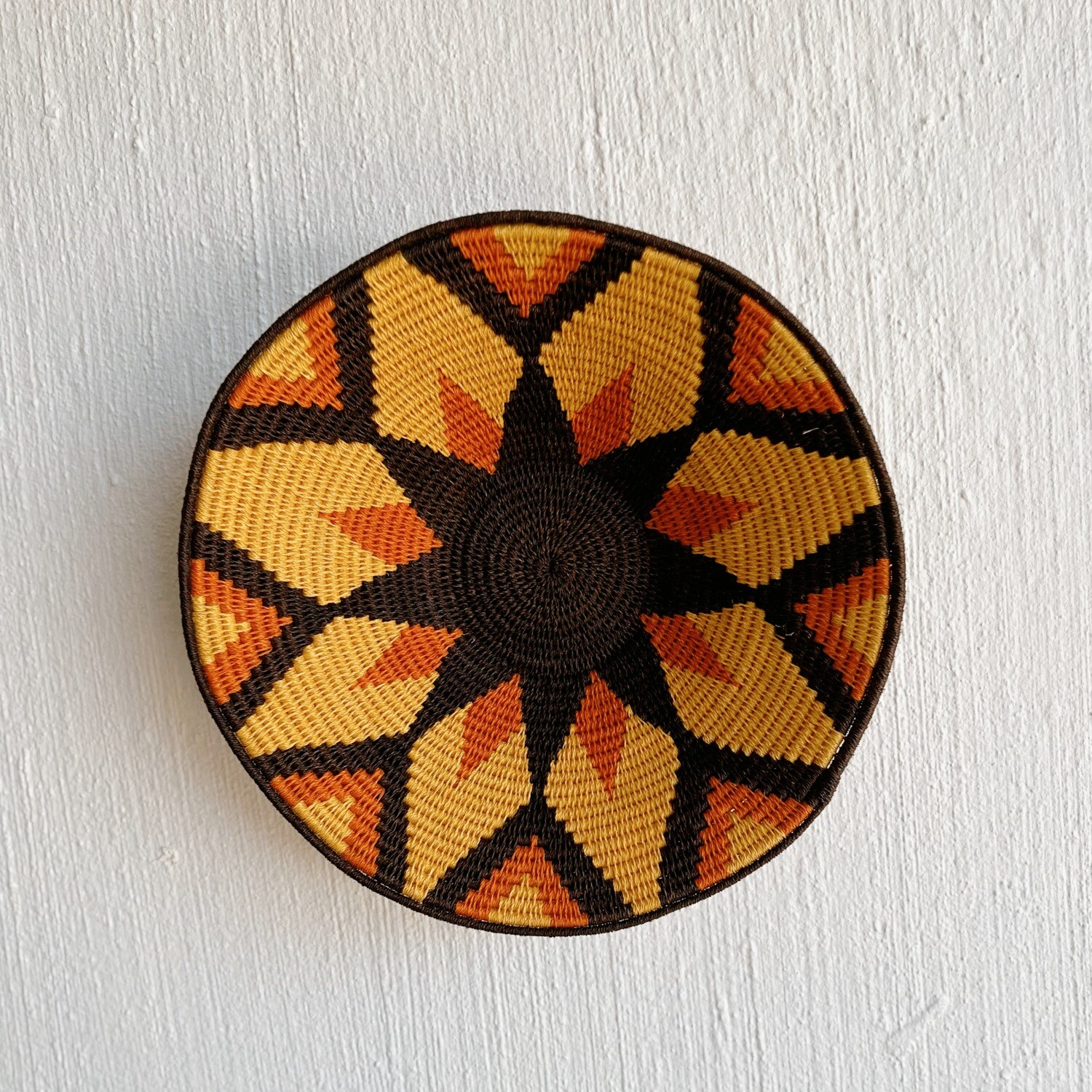 Swaziland Basket - Orange Flame Motif