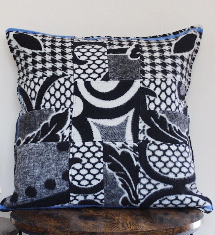 Black and White Kobo Cushion 60x60