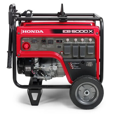 Honda Portable Generato 5000 Surge Watts, 4500 Rated Watts,