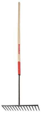 Asphalt Rake, Steel, 52 in., 14 Tines