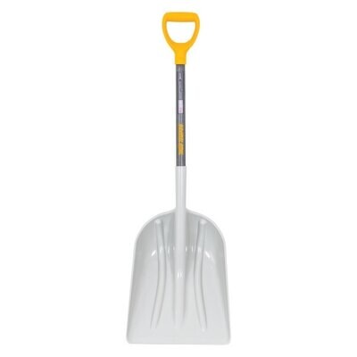 True Temper™ 14-1/4" Poly Scoop Shovel with 28" D-Grip Wood Handle