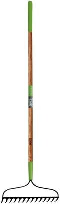 16-Tine Hardwood Handle Welded Bow Rake