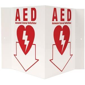 3-D AED Sign