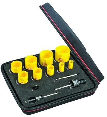 DCH General Purpose Kit w/ 9 Hole Saws and 4 Accessories