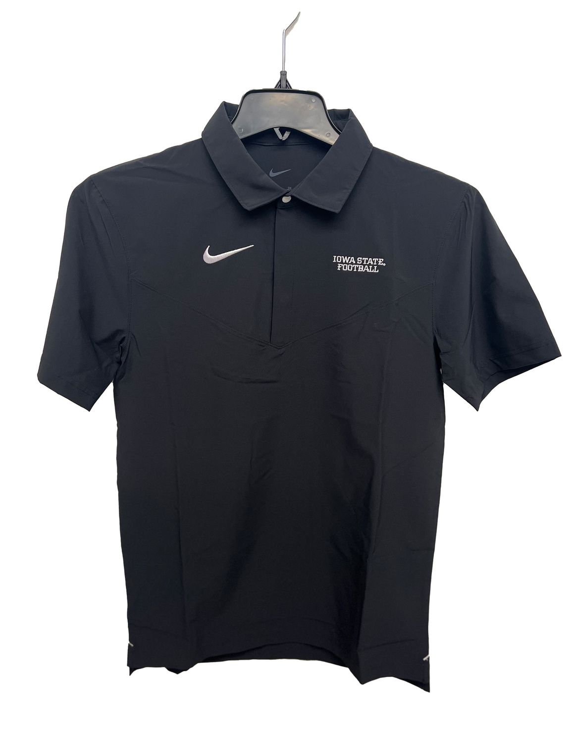 Nike Dark Grey Iowa State Football Dri-Fit Performance On-field Polo