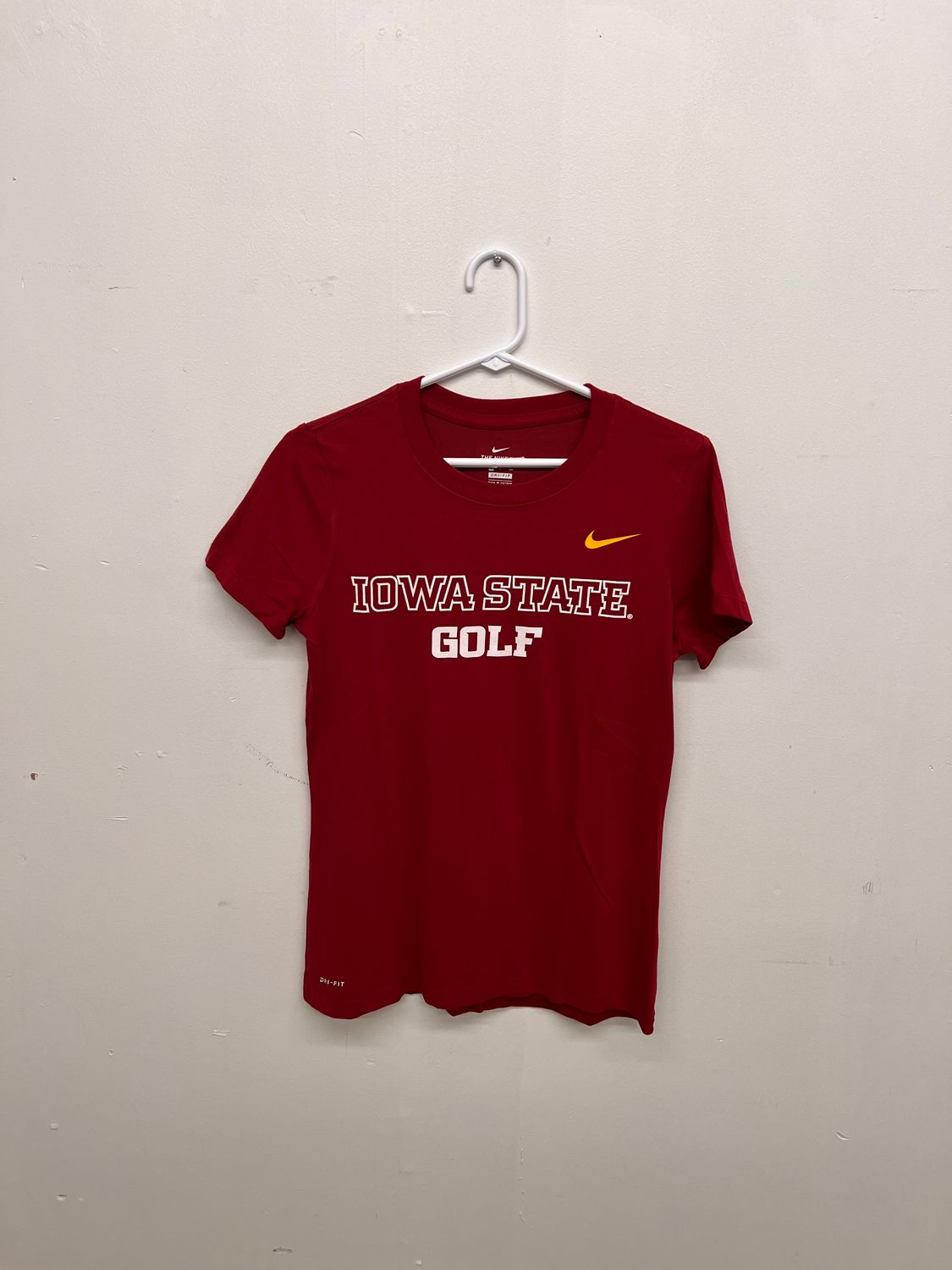 Nike Women s Iowa State Golf Cardinal Short Sleeve T shirt