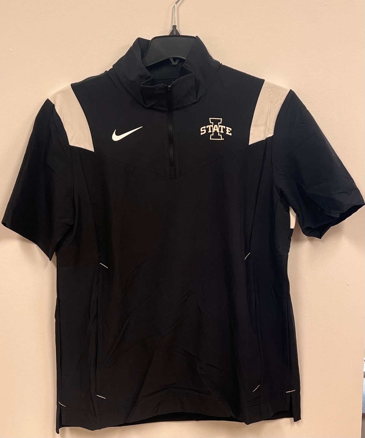 Nike I-State Black Short Sleeve Coaches Jacket