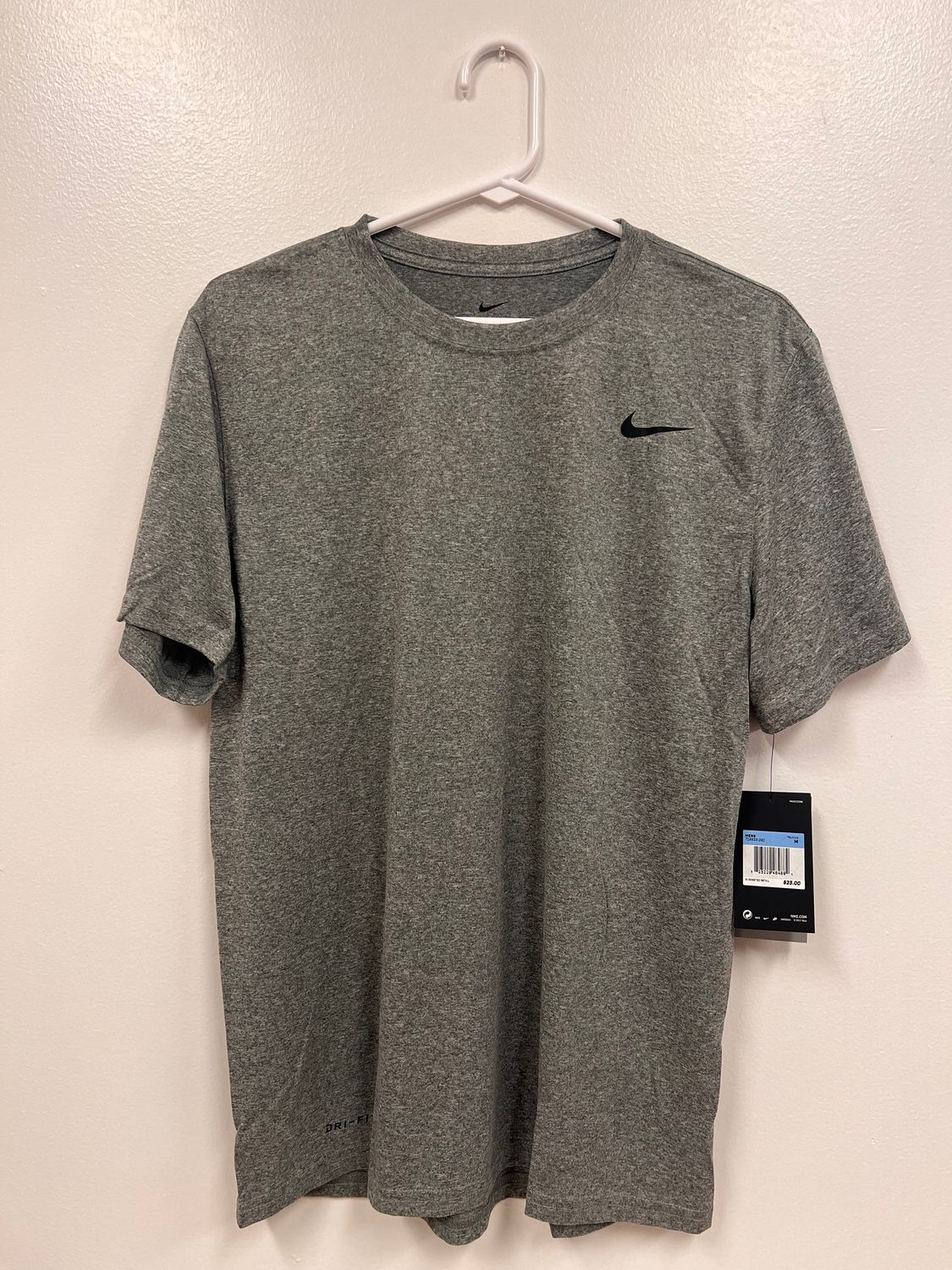 Nike Gray Heather Dri-Fit Short Sleeve T-Shirt