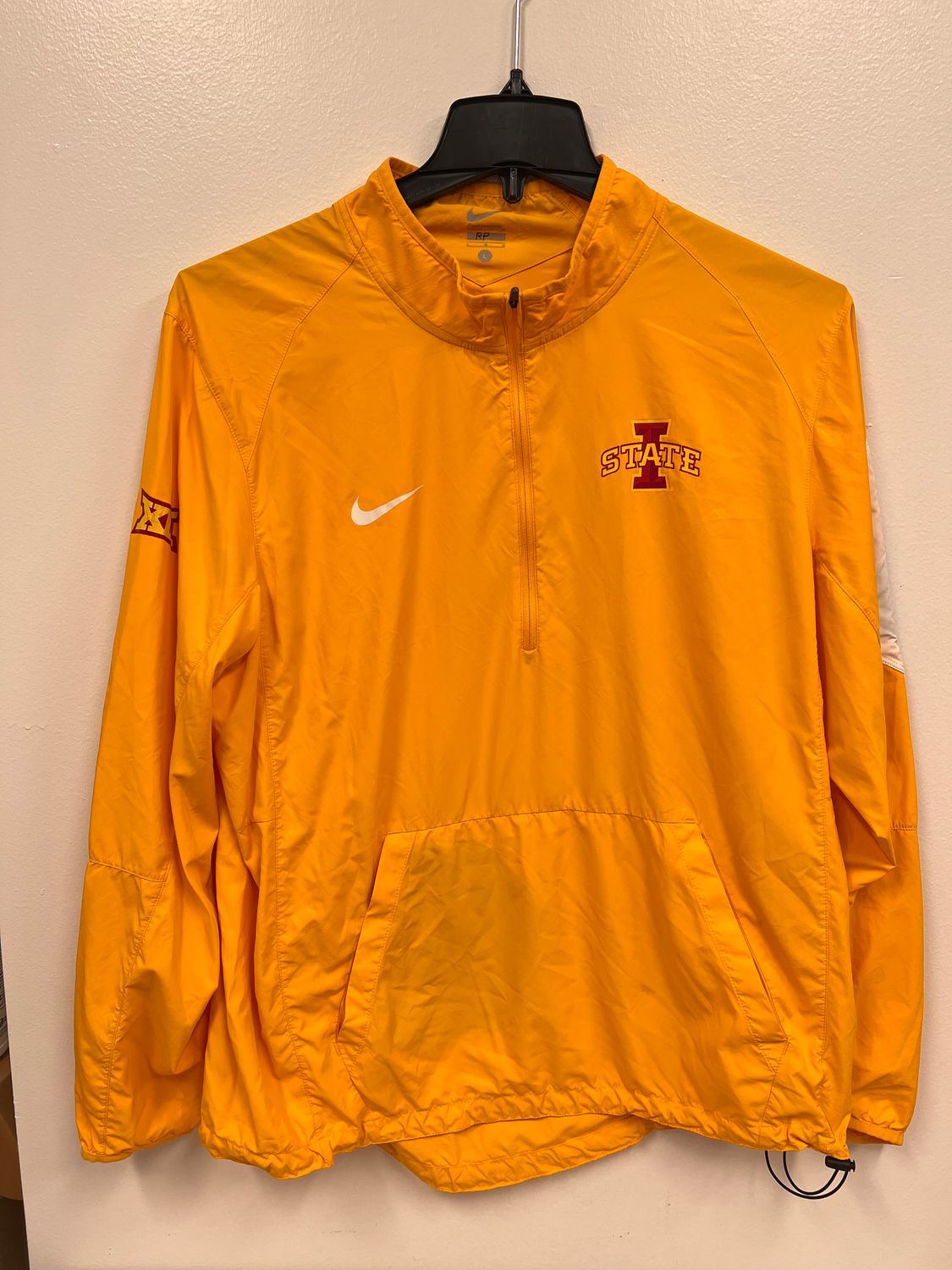 Nike I-State Big XII Gold Dri-Fit Windbreaker