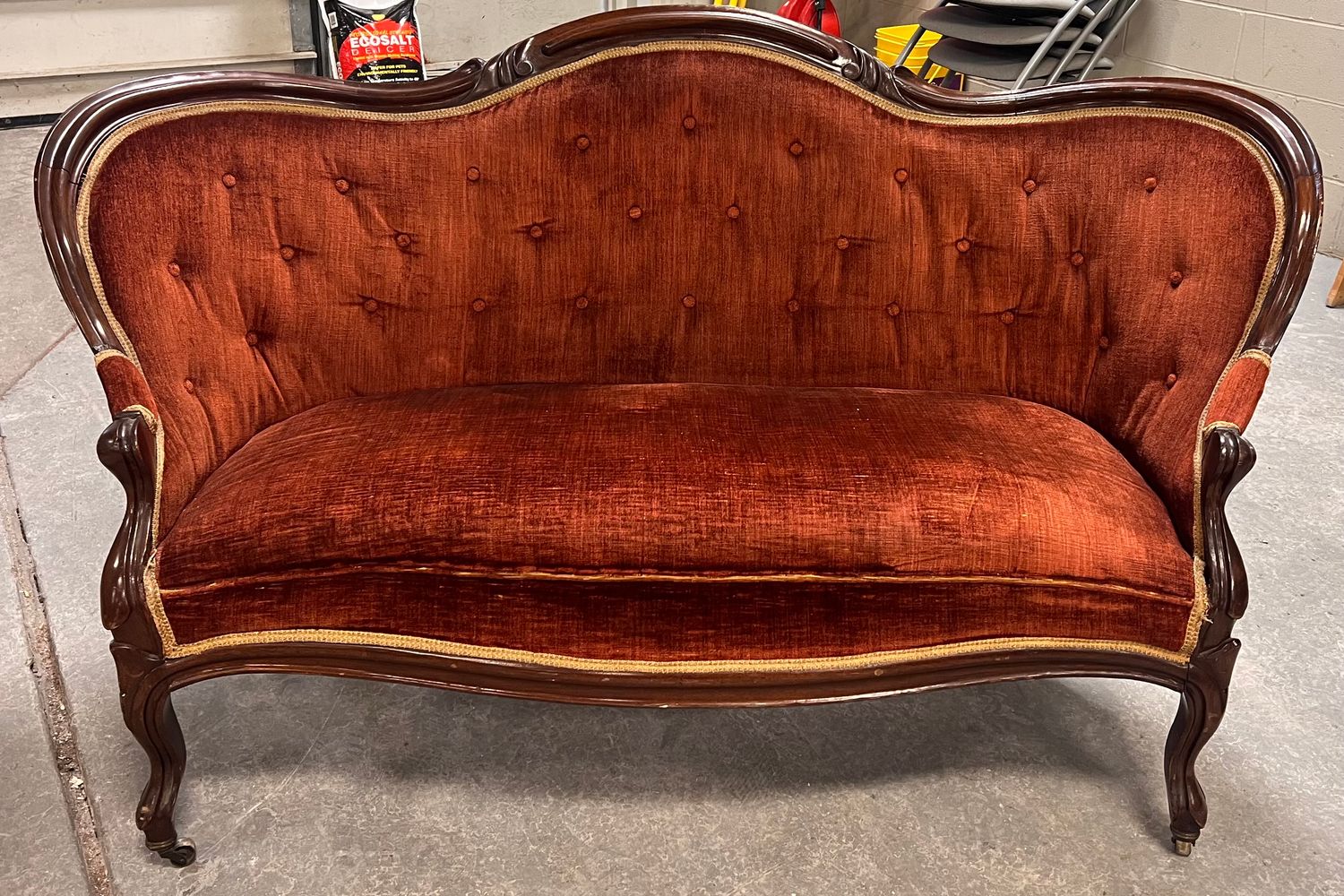 Antique Upholstered Couch