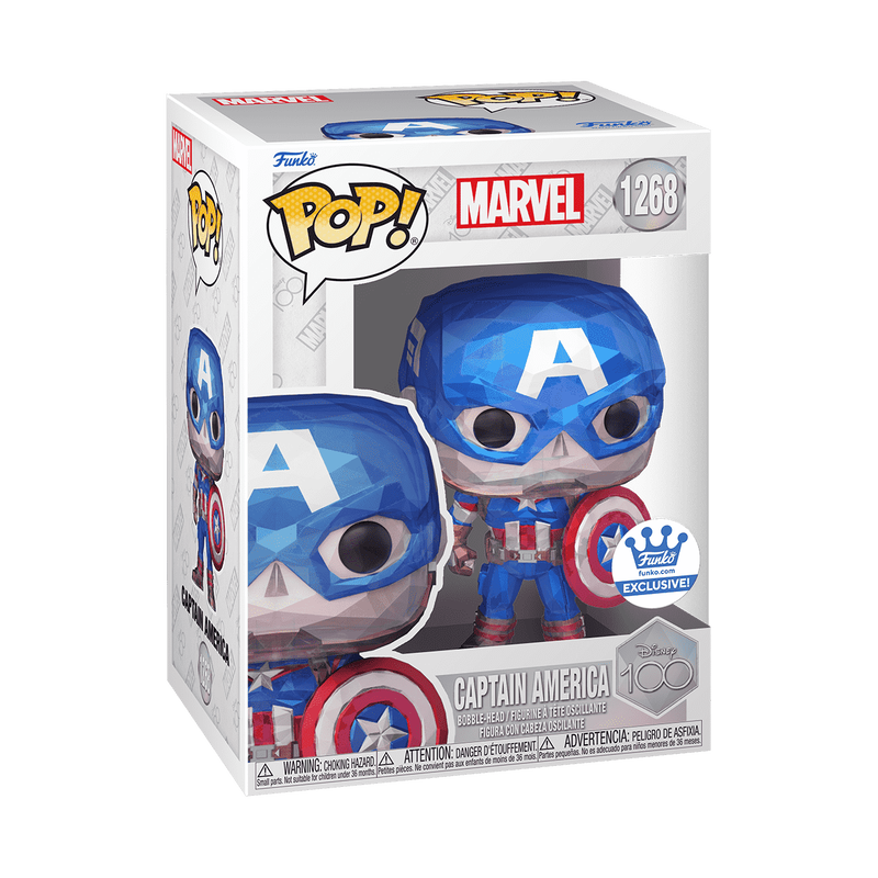 MARVEL FUNKO POP! CAPTAIN AMERICA (FACET)