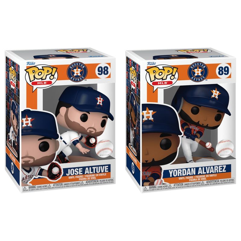 Funko Pop Bundle Set of 2 Houston Astros Jose Altuve &amp; Yordan Alavrez