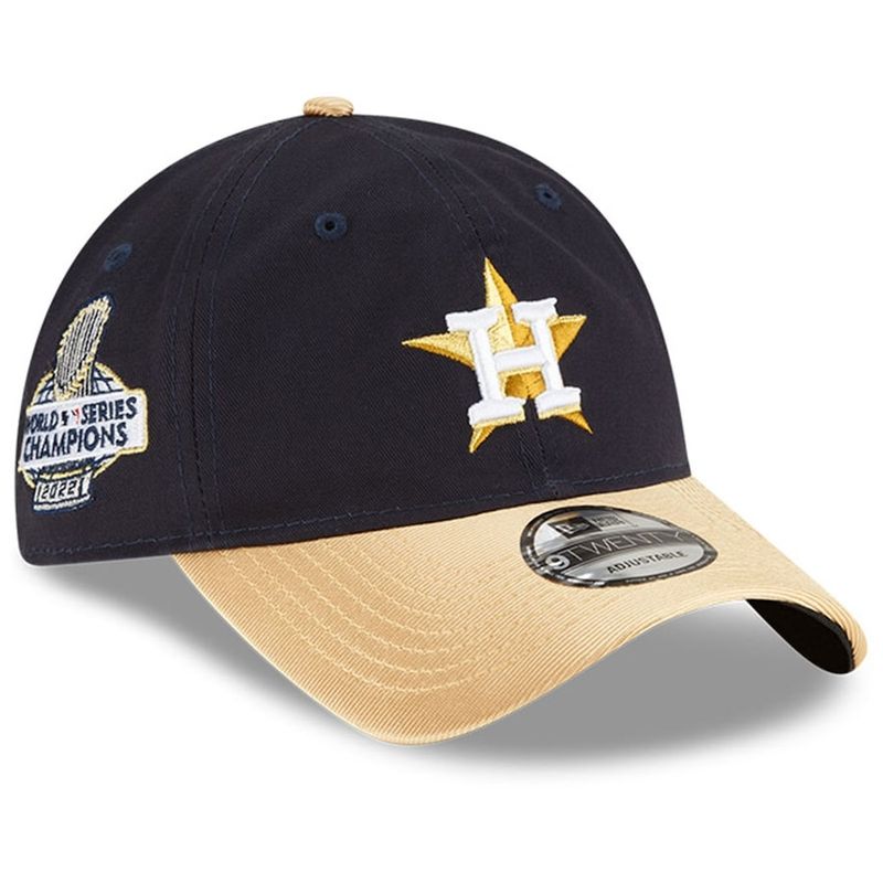 Houston Astros New Era 2023 Gold Collection 9TWENTY Adjustable Hat - Navy