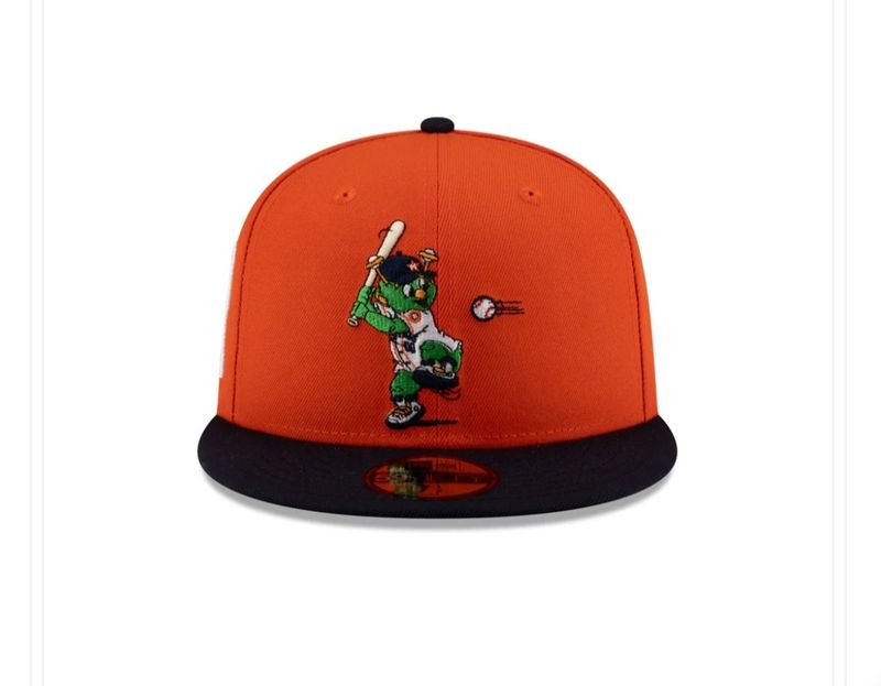 Houston Astros Mascot Exclusive Orbit Fitted Cap 7 7/8 