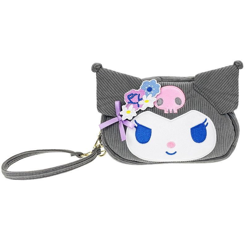 Kuromi 2-Way Wristlet (Charming Florals Series)