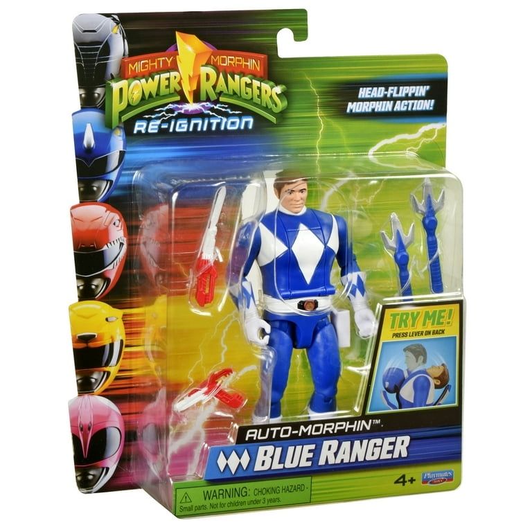 Mighty Morphin Power Rangers Re-Ignition Auto-Morphin Blue Ranger