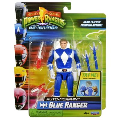 Mighty Morphin Power Rangers Re-Ignition Auto-Morphin Blue Ranger