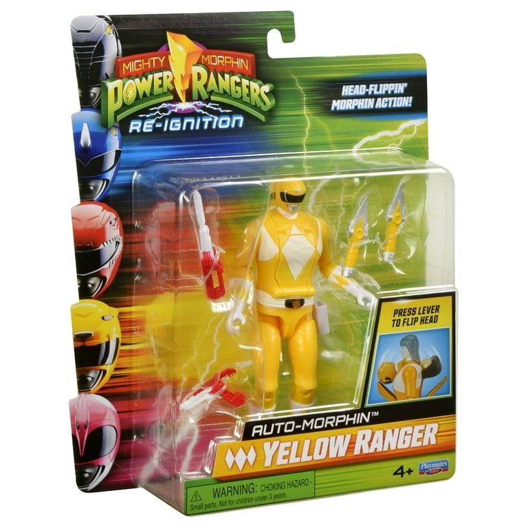 Mighty Morphin Power Rangers Re-Ignition Auto-Morphin Yellow Ranger