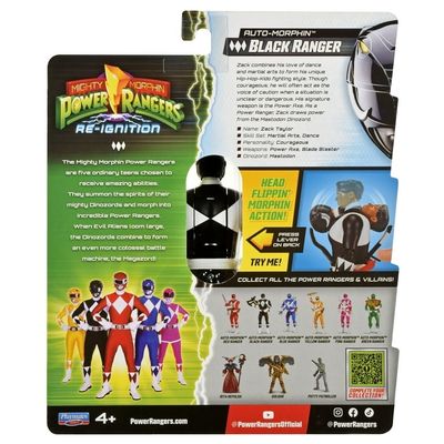 Mighty Morphin Power Rangers Re-Ignition Black Ranger