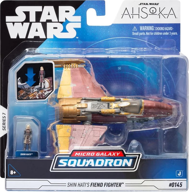 Star Wars Micro Galaxy Squadron Series 7 SHIN HATI’S FIEND FIGHTER #0145