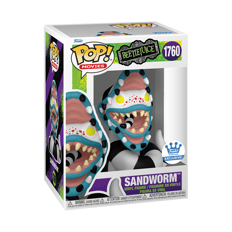 Funko Pop Exclusive Beetlejuice Sandworm