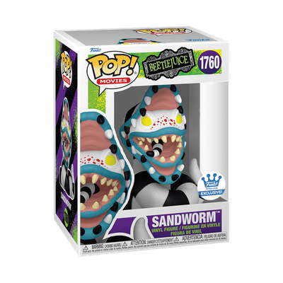 Funko Pop Exclusive Beetlejuice Sandworm