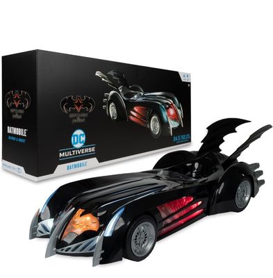 McFarlane Toys - DC Multiverse Batmobile (Batman &amp; Robin) 24.5in Long Vehicle with Lights and Sound